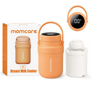 Refroidisseur de <span class=keywords><strong>lait</strong></span> <span class=keywords><strong>maternel</strong></span> électrique portable Momcare <span class=keywords><strong>Mini</strong></span>, bouteille isotherme de 12 oz, stockage sûr pendant 24h pour les voyages et les activités de plein air - Product Image 1