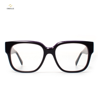 Monturas de Gafas Ópticas de Acetato - Diseño Ligero y Elegante para Uso Diario y Lectura, Estilo Retro Duradero
