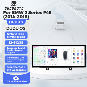 หน้าจอติดรถยนต์ DUDUAUTO ขนาด 12.3 นิ้ว ระบบ Android 13 สำหรับรถยนต์ BMW ซีรีส์ <span class=keywords><strong>2</strong></span> รุ่น F45 ปี 2014-2018 รองรับกล้องพาโนรามา GPS Wifi 5G และซิมการ์ด - Product Image 4