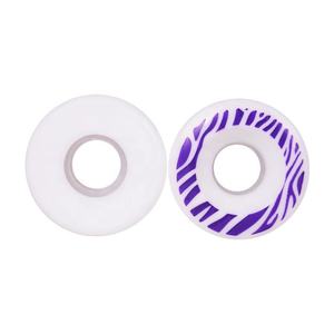 Ruedas de Skateboard de Poliuretano en Blanco, 55*32mm, 80A, 60% Rebote, Fabricadas en China - Product Image 3