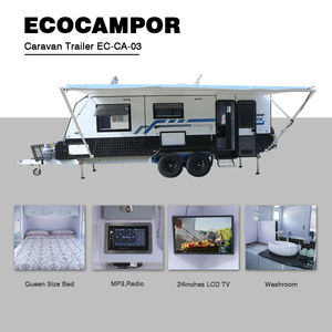 ECOCAMPOR Australiano 4x4 Suspensión independiente Aluminio Off-Road Solar <span class=keywords><strong>Camping</strong></span> Travel Caravan Trailer para la venta - Product Image 2