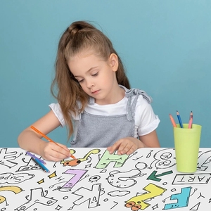 Artesanías educativas 3M PAPEL DE Color agua diferentes diseños aprendizaje desplazamiento gigante pintura hecha a mano cartel de pared dibujo arte - Product Image 3
