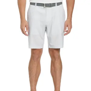 Custom OEM Polyester Spandex Moisture Wicking Sun Protection Men's Flat Printed Golf Shorts