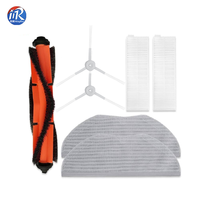 Kit de Repuestos: Cepillo Principal, Cepillos Laterales, Filtro y Paño de Fregado Compatible con Viomi V3 Max, Mijia G1/SKV4136G1, Rowenta, Tefal X-Plorer 95 RG7975WH