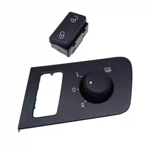Interrupteur de réglage du rétroviseur 1TD962125 pour Touran Caddy, commande centrale, interrupteur de sécurité en plastique à alimentation CC - Product Image 1
