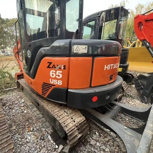 Excavadoras Usadas Originales de Japón, Mini Hitachi ZX65 de 6 Toneladas, Hidráulicas, Buen Precio - Product Image 1