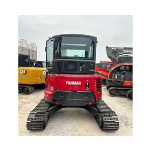 Excavadora Usada Yanmar Vio35 de 3.5 Toneladas, Mini Excavadora para Espacios Reducidos, Buen Estado, Vio35-6A VIO35-6B, Excavadora de Cadenas - Product Image 6