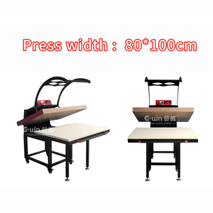 เครื่องรีดร้อนแบบแมนนวล G-win ขนาด 80x100 ซม. สำหรับพิมพ์เสื้อผ้า ระบบกลไก สภาพใหม่ - Product Image 3