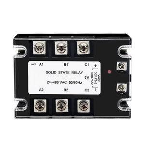 Relais de démarrage triphasé 3-32VDC vers 24-480V, SSR 40A-120A 150A 200A, régulateur de tension 480V, relais à semi-conducteurs DC vers AC - Product Image 1