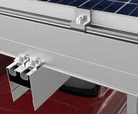 Structure de rayonnage d'abri de voiture de toit solaire en aluminium Offre Spéciale Structure d'abri de voiture Système solaire d'abri d'abri de voiture Pergola Système de montage solaire