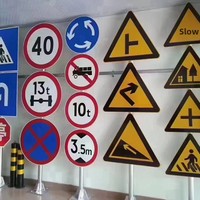 Señal de Advertencia Reflectante 50x50cm, Película PET y Placa de Aluminio, Señalización Vial, Placa de Número de Poste, Fabricante de Señales de Alimentación Eléctrica