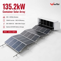 Conteneur solaire pliable 20-40 pieds 135,2 kW 215 kW avec système pré-câblé pour l'agriculture industrielle et l'exploitation minière à distance