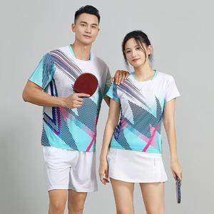 OEM Custom Heren Badminton Sport T-shirt Snel Droogend Ademend Unisex Atletiek Pickleball Tennis Shirt voor Clubactiviteiten - Product Image 5