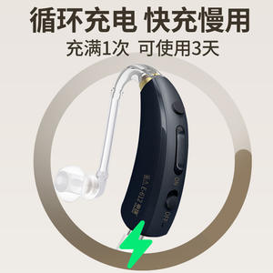 เครื่องช่วยฟังแบบคล้องหู Shenrui E-612 ชาร์จได้ สำหรับผู้สูงอายุ แบตเตอรี่ 50 มิลลิแอมป์ชั่วโมง ใช้งานได้ 12 ชั่วโมง - Product Image 4