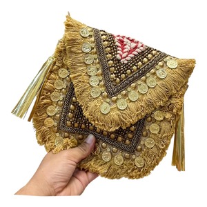 Good Quality Bohemian Women Beaded Clutch Purse Handmade Embroidery <b>Handbag</b> for Festival and Daily Available For Sale - Product Image 5