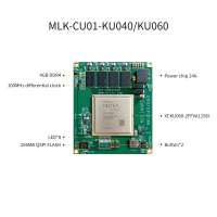 Carte mère AMD-Xilinx Kintex UltraScale Series MLK-CU01-KU040/KU060, 4 Go DDR4, 256 Mo QSPI FLASH, OS Linux, 20 transceivers GTH