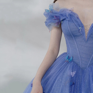 <span class=keywords><strong>Vestidos</strong></span> de Quinceañera Económicos Estilo Princesa con Hombros Descubiertos de Tul al Por Mayor - Product Image 4