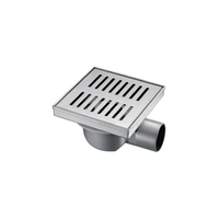 Usine Direct carré Drain Sol Douche Drain Terrasse Balcon Cuisine Salle De Bains Siphon CE