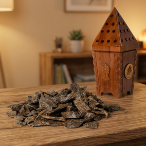 Grado S Sanai Zilal Oud Agarwood Chips, Madera de Oud Blanca Aromática para Bakhoor, Perfume y Fragancia, Primavera, Verano, Otoño - Product Image 1