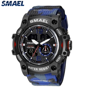 Reloj Digital SMAEL 8007MC Resistente al Agua 50m, Reloj de Cuarzo LED Deportivo, Reloj de Pulsera Grande para Hombre - Product Image 2