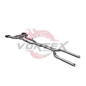 Sistema de Escape Catback Vortex de Acero Inoxidable 304 de 76 mm con Acabado Espejo para X3M X4M F98 2019-2024, Fácil Instalación para Carreras - Product Image 5