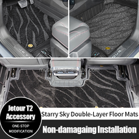 Tapis de sol double couche en TPE, imperméables, motif ciel étoilé, nouvelle conception, directement de l'usine, pour accessoires Jetour T2