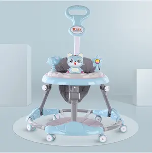 Meilleure vente de poussette pour bébé de haute qualité trotteur à jouets pour bébé à bascule musique multinationale trotteur pour bébé