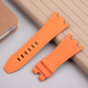 Correa de Reloj de Silicona para AP <span class=keywords><strong>Audemars</strong></span> <span class=keywords><strong>Piguet</strong></span> 26470/26480/26170/15710, Correa de Reloj de 28 mm - Product Image 3