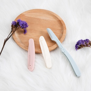 Maquinilla de afeitar de cejas, herramienta de corte de cejas plegable, 3 colores, logotipo personalizado, nuevo diseño - Product Image 6