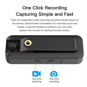 Ultra HD 1296P 3MP Mini Câmera de bolso portátil 4G esportes ao ar livre DVR <span class=keywords><strong>wearable</strong></span> 180 graus Mini Câmera de corpo 4G Câmera de corpo minúsculo