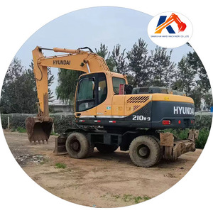 Excavadora de Ruedas Hyundai210 210W-9T de Segunda Mano en Venta, Excavadoras de Ruedas Usadas Originales 210w-7 - Product Image 1