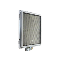 Brûleur à gaz infrarouge en céramique robuste et durable à pression moyenne avec grille, à haut rendement thermique