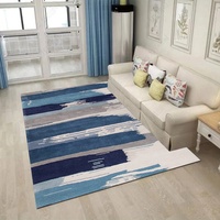 Tapis de salon moderne en polyester de couleur unie, imprimé en 3D, fabriqué à la machine, antidérapant, adapté aux animaux domestiques, de Tianjin - Tapis et ensembles de tapis