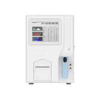 Analizador de Hematología Automático para Veterinaria, Máquina de Análisis de Sangre Totalmente Automática para Hospital de Animales con Pantalla Digital