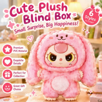 Boîte mystère de jouets en peluche personnalisés, faible MOQ, concevez votre propre poupée en peluche, jouet de collection, fabricant OEM