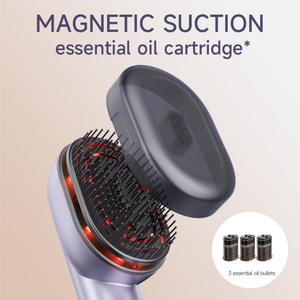 Brosses à cheveux électriques sans fil portables, peigne de massage du cuir chevelu, brosse de massage du cuir chevelu imperméable pour la croissance des cheveux - Product Image 5