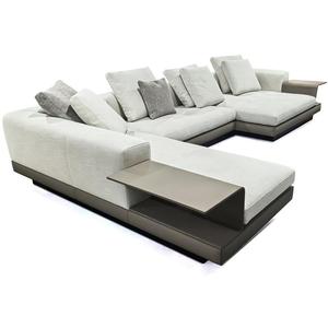 Bộ Sofa Hình Chữ L & U Hàng Đầu Ý Thiết Kế Đơn Giản Giao Hàng Nhanh Bộ Đồ Nội Thất Phòng Khách Tối Giản - Product Image 1