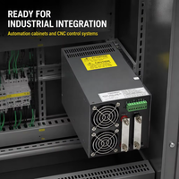 Alimentation à découpage 1200W 12V 100A à sortie unique avec double ventilateur de refroidissement pour l'automatisation industrielle et les machines CNC