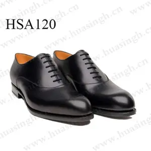 XC, tam tahıl deri resmi tarzı üniforma ayakkabı iş toplantısı erkekler anti koku ofis ayakkabı HSA120