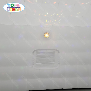 Discoteca gonfiabile su misura della tenda cubica della tenda del partito del cortile della famiglia commerciale con LED - Product Image 5