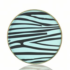 Ensemble de vaisselle jetable en papier à rayures bleues pour pique-nique, idéal pour les fêtes d'anniversaire - Product Image 6