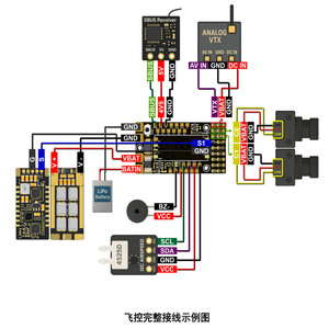 FlyingRC F4WSE Pro F405 ชุดควบคุมการบิน BMI270 ไจโรสโคป สำหรับอุปกรณ์เสริมโดรนปีกตรึง - Product Image 1