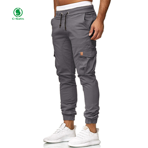 Fabricant OEM sur mesure Plusieurs poches cordon de serrage Streetwear Slim Fit Hommes Long <span class=keywords><strong>Parachute</strong></span> Cargo <span class=keywords><strong>Pantalon</strong></span> pour hommes - Product Image 5