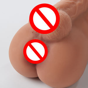 Realistischer Berührungseffekt Großer Po-Masturbator für Schwule Männer, Doppelendiger <span class=keywords><strong>Fleshlight</strong></span> mit Realistischem Dildo für Frauen - Product Image 6