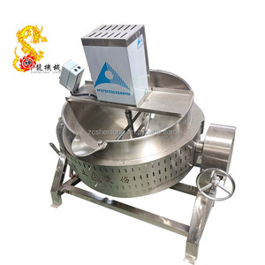 Nồi nấu công nghiệp nghiêng 50L-600L, sử dụng điện, hơi nước, gas, có chức năng khuấy, kiểu áo khoác, dùng để nấu cháo, súp - Product Image 1