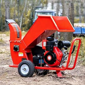Broyeur à bois mobile diesel avec lames professionnelles pour les branches d'arbres - Product Image 2
