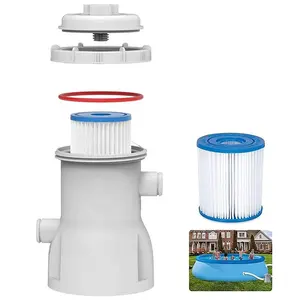 1136L/hr Swimming Pool Garden Pool Water Cleaner Filter Pump