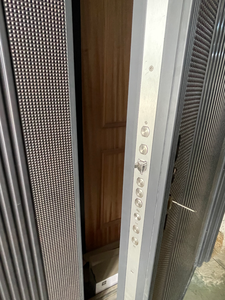 Porta d'Ingresso Esterna Personalizzata in Lega di Alluminio Non Standard, Cancello a <span class=keywords><strong>Doppia</strong></span> <span class=keywords><strong>Anta</strong></span> per Villa, Porte Moderne a <span class=keywords><strong>Doppia</strong></span> <span class=keywords><strong>Anta</strong></span> per Ingresso Principale - Product Image 3