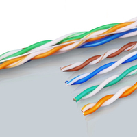Cable Ethernet Cat5 Modelo YIYE YIYE002 con Cobre Libre de Oxígeno de 8 Núcleos para Sistemas de Cámaras de Seguridad CCTV POE para Exteriores, Hecho en China