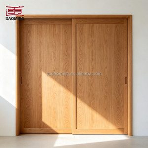 Pintu Kayu Solid Interior Tahan Air dengan Desain Mewah dan Permukaan Finishing Berkualitas untuk Pintu Masuk Villa dan Hotel - Product Image 6